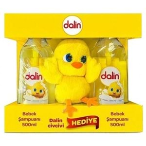 Dalin Bebek Şampuanı 500ML+500ML (Peluş Civciv Oyuncak Hediyeli) (2 Li Set)