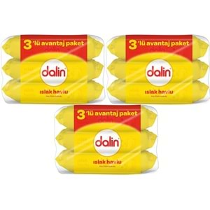 Dalin Islak Havlu Mendil Klasik 56 Yaprak 9 Lu Set (504 Yaprak)