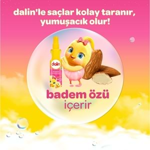 Dalin Kolay Saç Tarama Spreyi 200ML Badem Özlü (4 Lü Set)