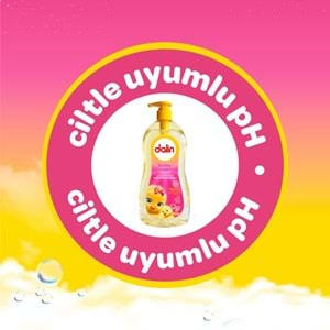 Dalin Bebek Şampuanı 700ML Kolay Tarama Badem Özlü Pompalı (2 Li Set)