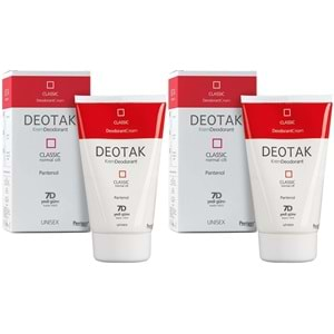 Deotak Krem Deodorant 35ML Classic (Normal Cilt) (2 Li Set)