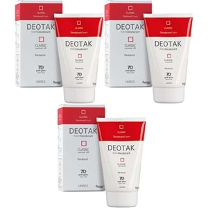 Deotak Krem Deodorant 35ML Classic (Normal Cilt) (3 Lü Set)