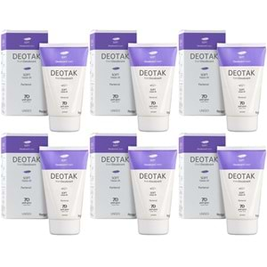 Deotak Krem Deodorant 35ML Soft (Hassas Cilt) (6 Lı Set)