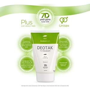 Deotak Krem Deodorant 35ML Plus (Çay Ağaçı Yağı) (6 Lı Set)