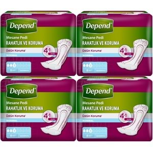 Depend Mesane Pedi Normal Rahatlık ve Koruma 32 Adet (4PK*8)