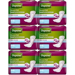 Depend Mesane Pedi Normal Rahatlık ve Koruma 48 Adet (6PK*8)