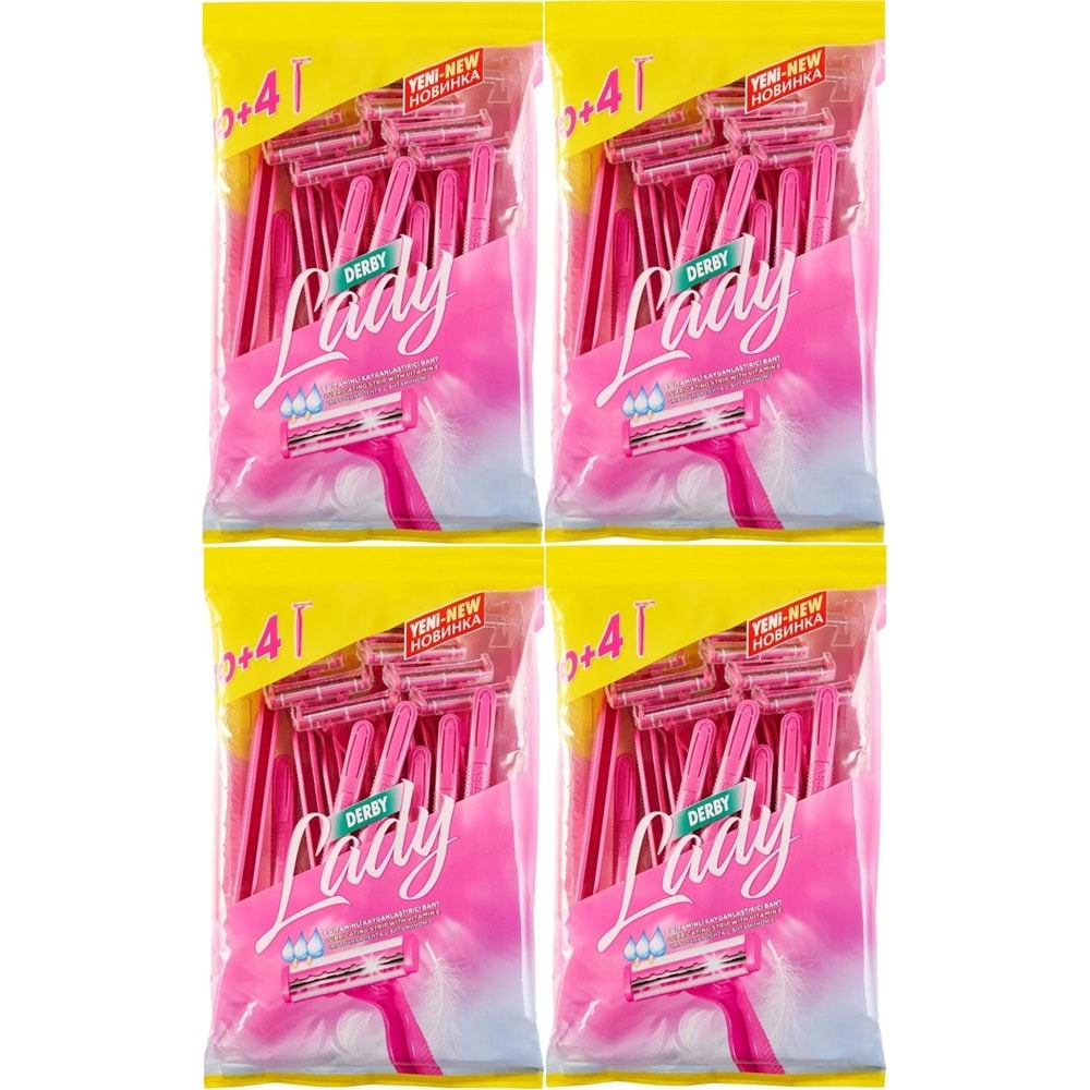 Derby Lady Traş Bıçağı Çift Bıçaklı 56 Lı Set (4PK*14)