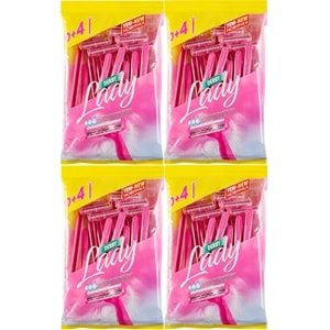 Derby Lady Traş Bıçağı Çift Bıçaklı 56 Lı Set (4PK*14)