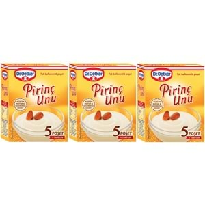 Dr.Oetker Pirinç Unu 175GR 3 Lü Set