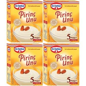 Dr.Oetker Pirinç Unu 175GR 4 Lü Set