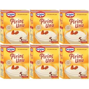 Dr.Oetker Pirinç Unu 175GR 6 Lı Set