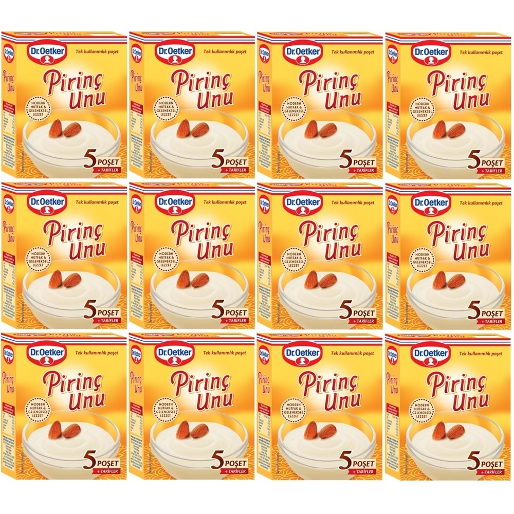 Dr.Oetker Pirinç Unu 175GR 12 Li Set