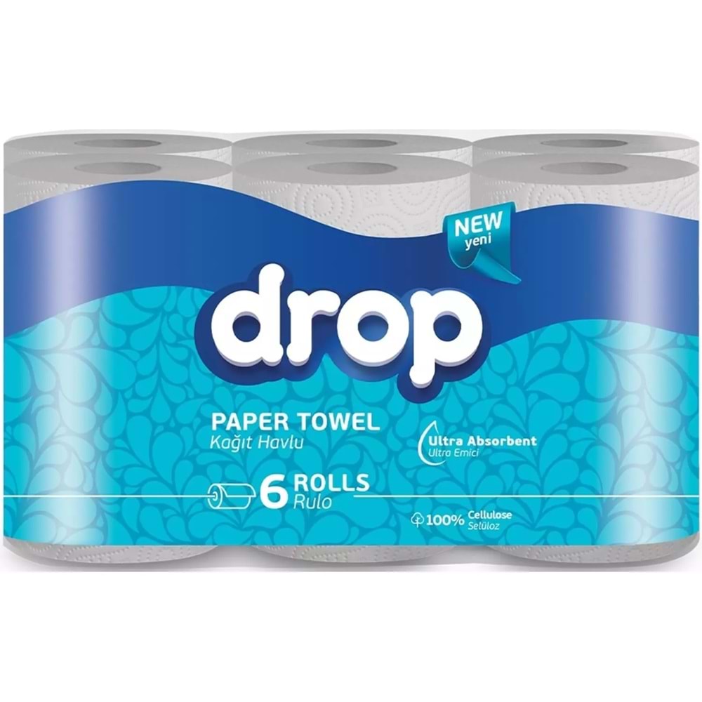 Drop Kağıt Havlu Çift Katlı (30 Lu Pk) (5PK*6)