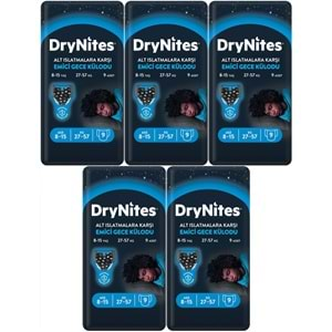 Drynites Emici Gece Külodu/Külot Bez Erkek 8-15 Yaş (27-57KG) Large 45 Adet (5PK*9) (Alt Islatmalara Karşı)