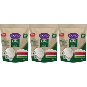 Duru Doğal Granül Matik Sabun Tozu Klasik 3KG (3PK*1) (75 Yıkama)