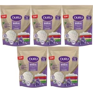 Duru Doğal Granül Matik Sabun Tozu Lavanta 5KG (5PK*1) (125 Yıkama)