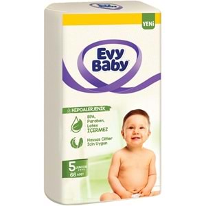 Evy Baby Bebek Bezi Beden:5 (11-18KG) Junior 132 Adet Ekonomik Süper Fırsat Pk