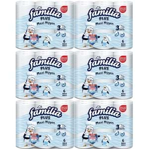 Familia Kağıt Havlu (3 Katlı) Plus Maxi Hijyen 36 Lı Paket (6PK*6)