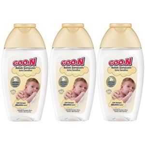 Goon Bebek Saç ve Vücut Şampuanı 200ML Ekstra Sensitive/Hassas (3 Lü Set)