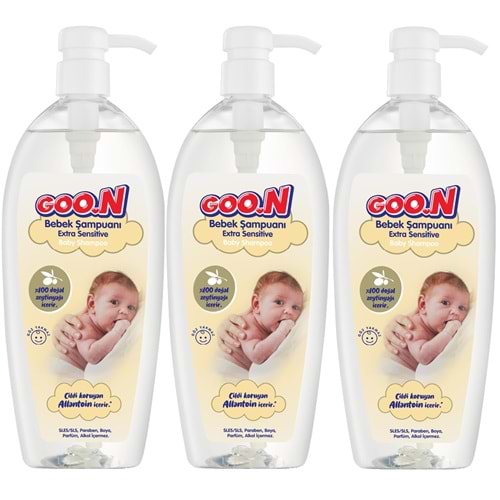 Goon Bebek Şampuanı 700ML Ekstra Sensitive/Hassas (3 Lü Set)