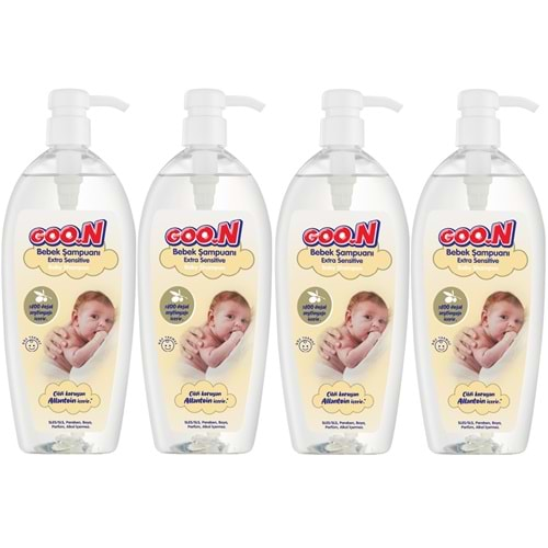 Goon Bebek Şampuanı 700ML Ekstra Sensitive/Hassas (4 Lü Set)