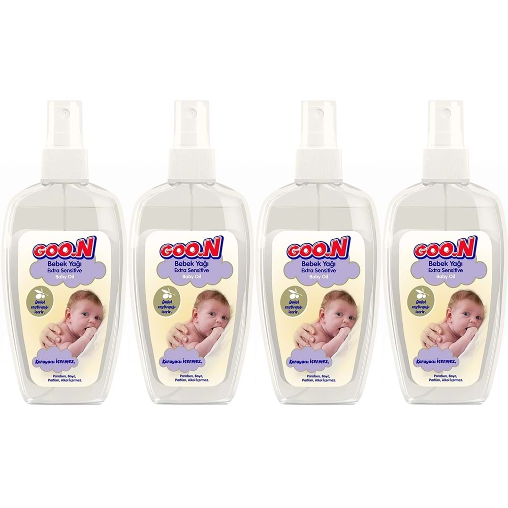 Goon Bebek Yağı 200ML Ekstra Sensitive/Hassas (4 Lü Set)