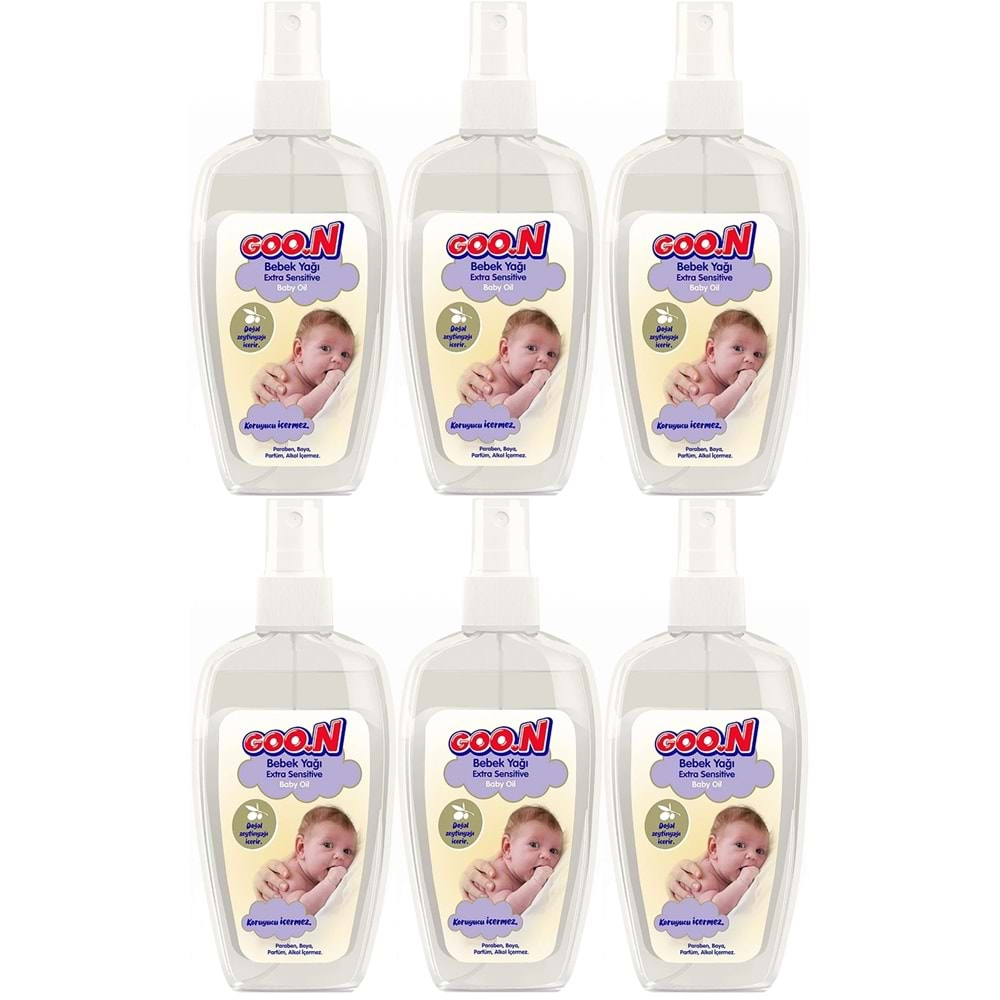 Goon Bebek Yağı 200ML Ekstra Sensitive/Hassas (6 Lı Set)