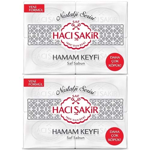 Hacı Şakir Sabun 800GR Hamam Keyfi (Nostalji Serisi) (2 Li Set)