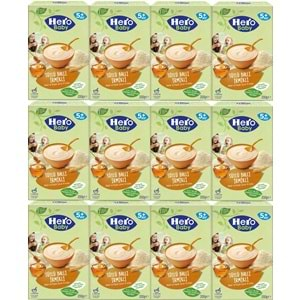 Hero Baby Kaşık Maması 200GR Sütlü Ballı İrmikli 12 Li Set