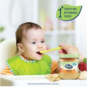 Hero Baby Kavanoz Maması 125GR Elma Muz 3 Lü Set