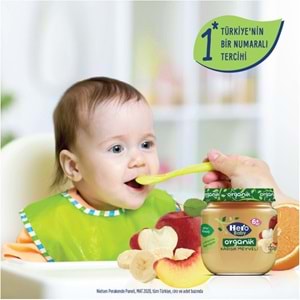 Hero Baby Kavanoz Maması 120GR Organik Karışık Meyveli (3 Lü Set)