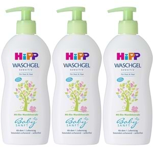 Hipp Babysanft Bebek Saç ve Vücut Banyo Jeli 400ML (3 Lü Set)