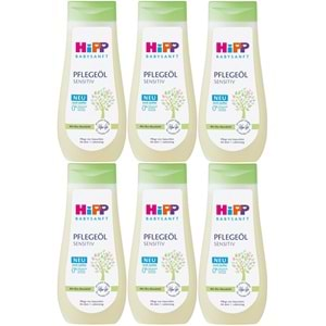 Hipp Babysanft Bebek Bakım Yağı/Pelegeöl Sensıtıv 200ML (6 Lı Set)