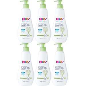 Hipp Babysanft Bebek Saç ve Vücut Banyo Jeli/Waschgel Sensıtıv 400ML (6 Lı Set)