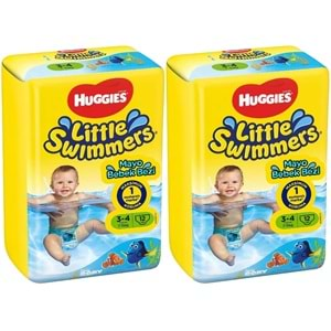 Huggıes Little Swımmers Mayo Bebek Bezi Beden:3-4 (7-15KG) 24 Adet (2PK*12)