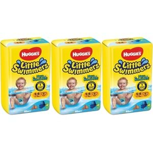 Huggıes Little Swımmers Mayo Bebek Bezi Beden:5-6 (12-18KG) 33 Adet (3PK*11)