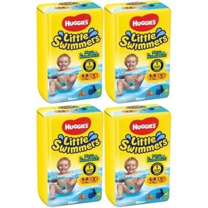 Huggıes Little Swımmers Mayo Bebek Bezi Beden:5-6 (12-18KG) 44 Adet (4PK*11)