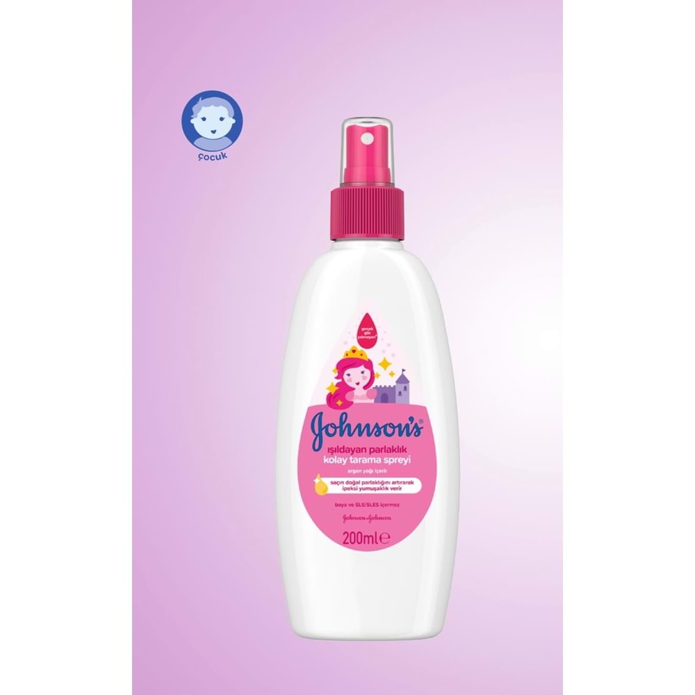 Johnsons Baby Bebek Kolay Tarama Spreyi 200ML 4 Lü Set Işıldayan Parlaklık