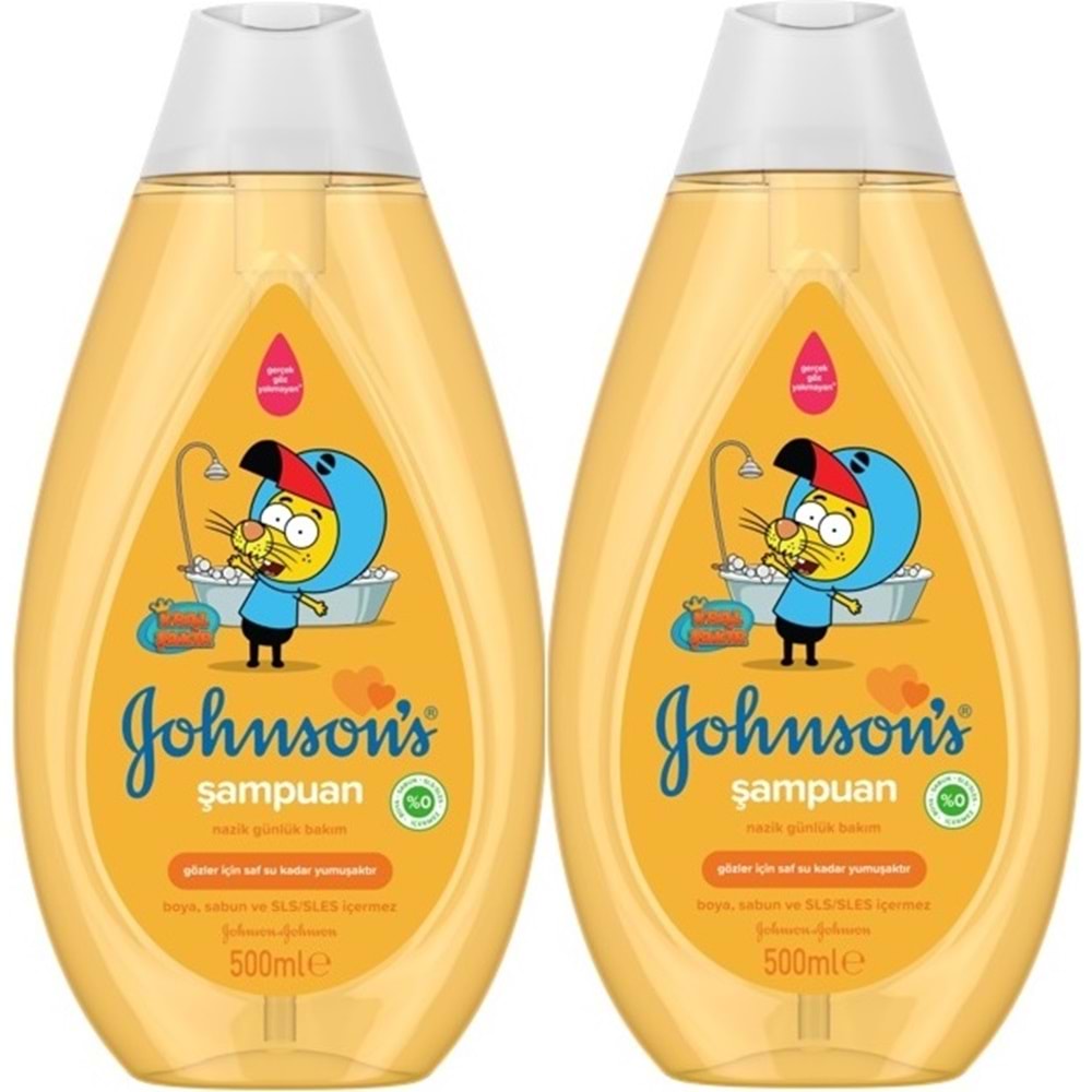 Johnsons Baby Bebek Şampuanı 500ML Kral Şakir Klasik (2 Li Set)