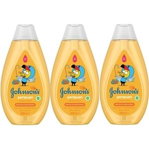 Johnsons Baby Bebek Şampuanı 500ML Kral Şakir Klasik (3 Lü Set)