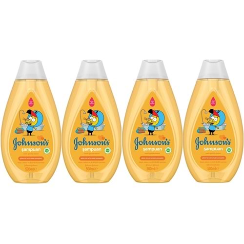 Johnsons Baby Bebek Şampuanı 500ML Kral Şakir Klasik (4 Lü Set)