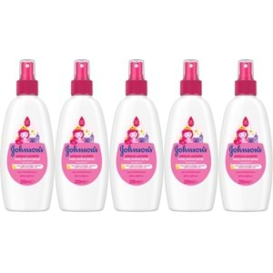 Johnsons Baby Bebek Kolay Tarama Spreyi 200ML 5 Li Set Işıldayan Parlaklık