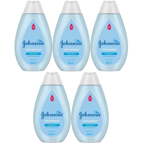 Johnsons Baby Vücut Şampuanı 500ML (5 Li Set)