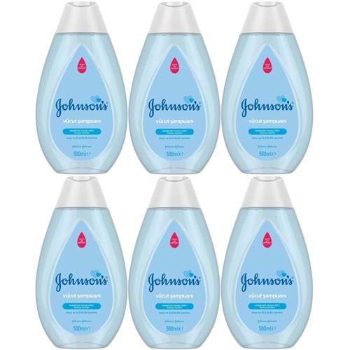 Johnsons Baby Vücut Şampuanı 500ML (6 Lı Set)