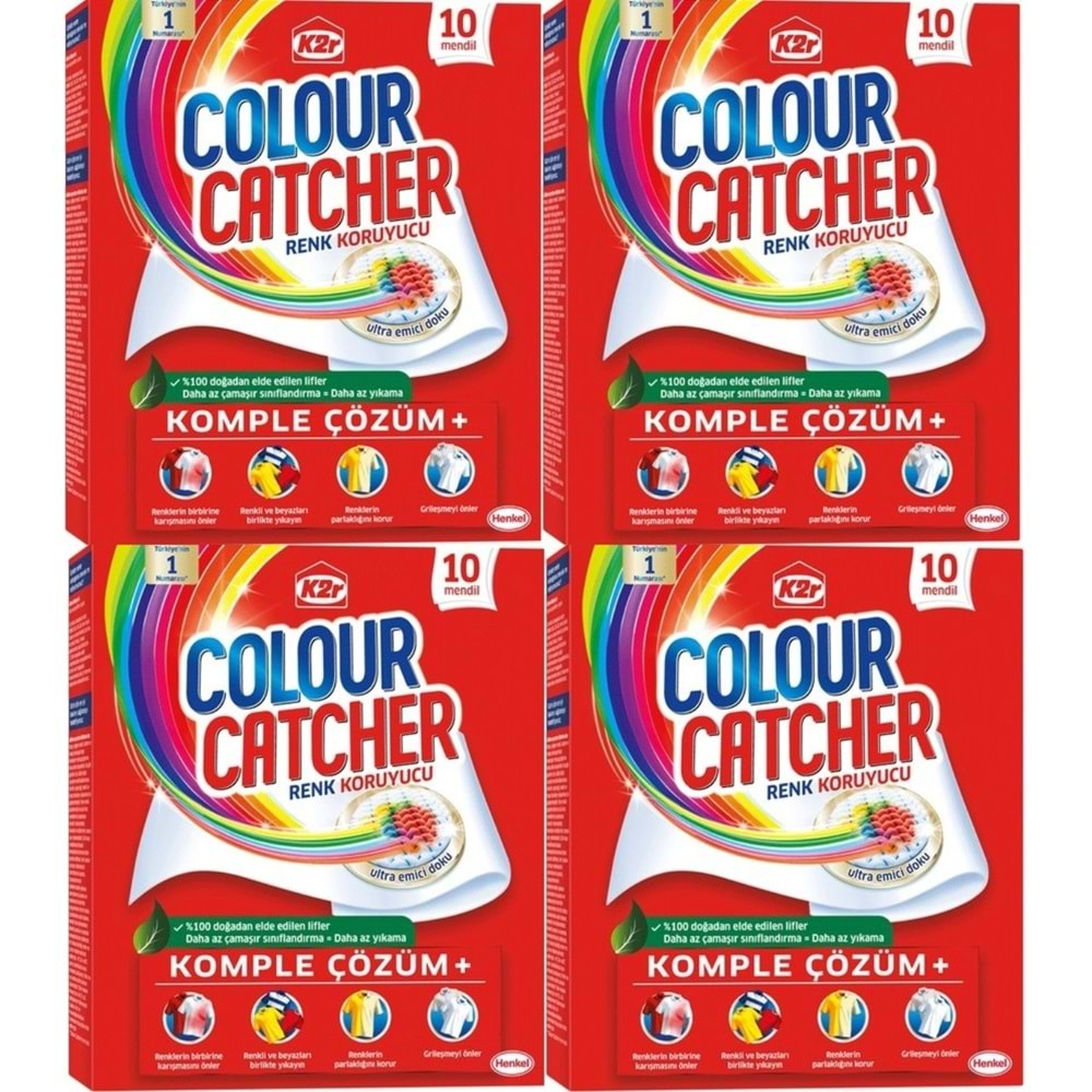 K2R Colour Catcher Renk Koruyucu Mendil 40 Lı Set (4PK*10)