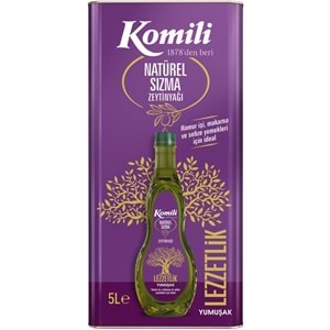 Komili Zeytinyağı 20LT Natural Ege Sızması (Teneke) (4PK*5LT)