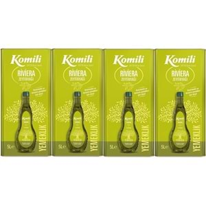 Komili Zeytinyağı 20LT Riviera (Teneke) (4PK*5LT)