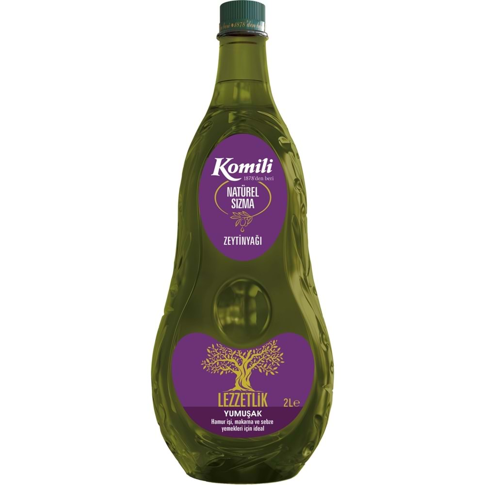 Komili Zeytinyağı 18LT Natural Ege Sızması (PET) (9PK*2LT) 1 KOLİ