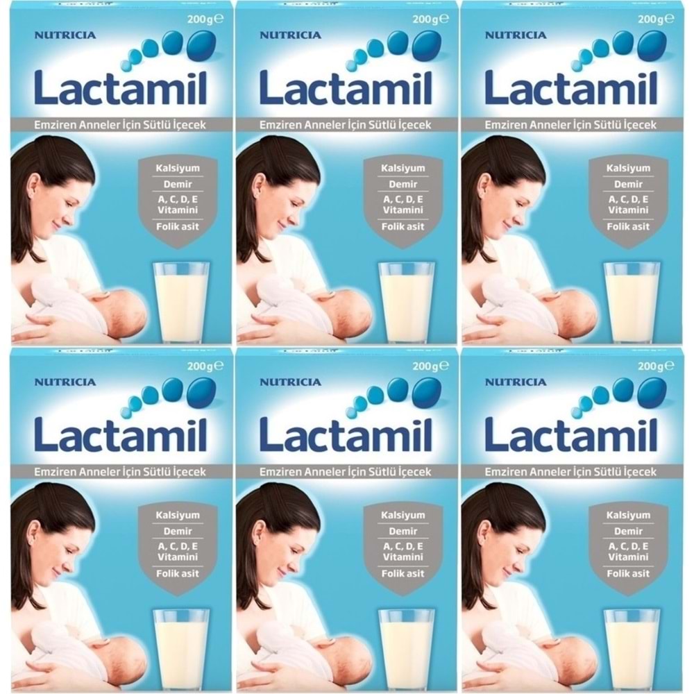 Nutrıcıa Lactamil 200GR (Emziren Anneler İçin Sütlü İçeçek) (6 Lı Set)