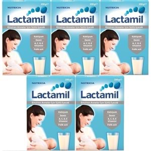 Nutrıcıa Lactamil 200GR (Emziren Anneler İçin Sütlü İçeçek) (5 Li Set)